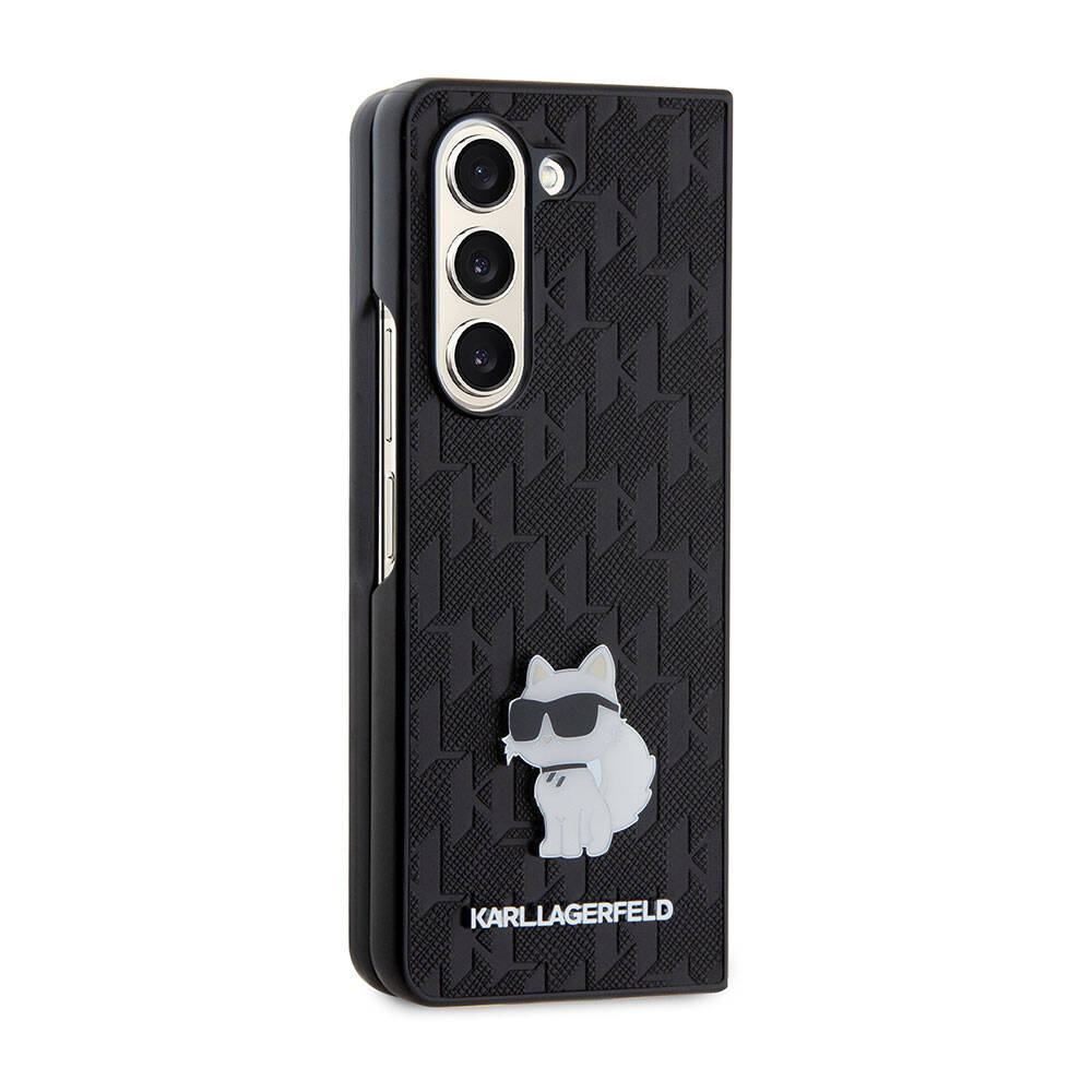 Karl Lagerfeld Galaxy Z Fold 5 Kılıf Orjinal Lisanslı KL Desenli Choupette İkonik Saffiano Kapak - 4 Karl Lagerfeld Galaxy Z Fold 5 Kılıf Orjinal Lisanslı KL Desenli Choupette İkonik Saffiano Kapak - 4